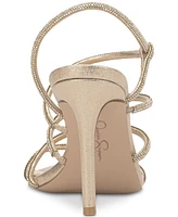 Jessica Simpson Women's Vioreena Strappy Rhinestone Stiletto Dress Sandals