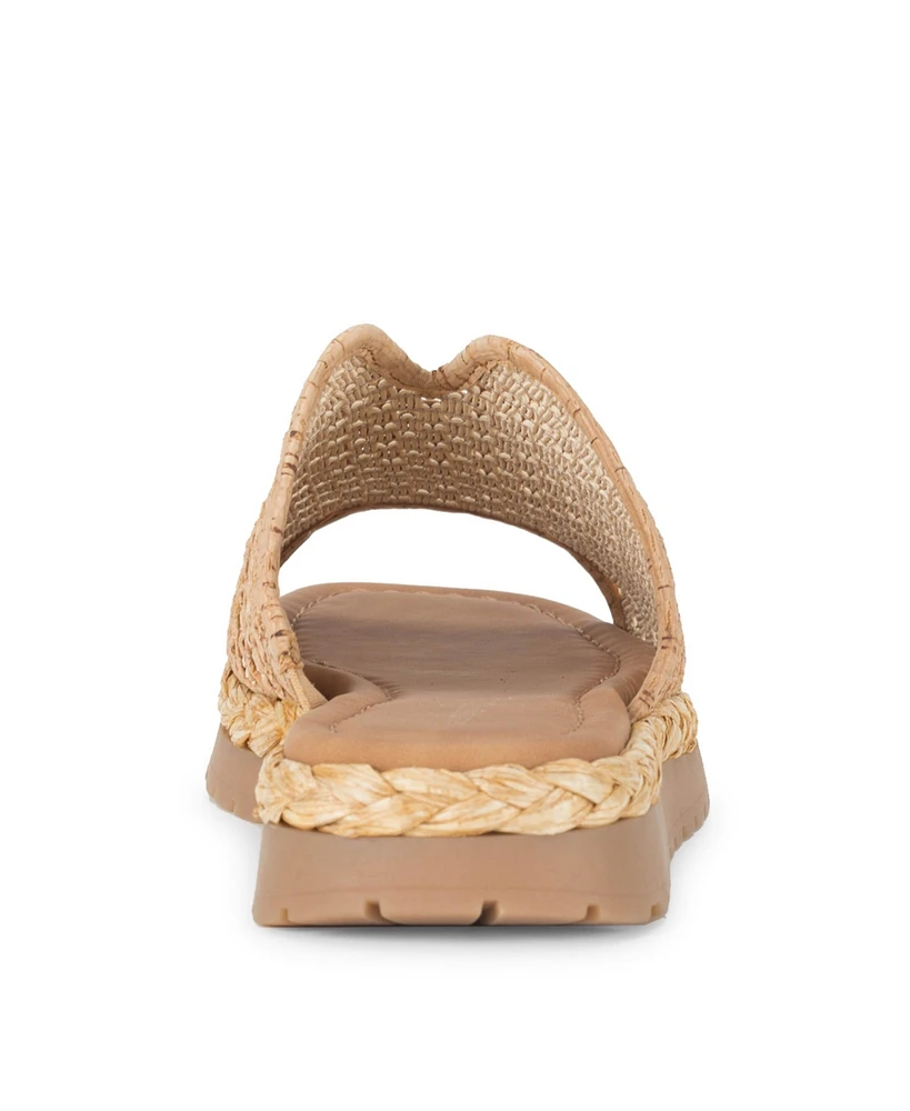 Baretraps Women's Tasmine Slide On Flat Sandals