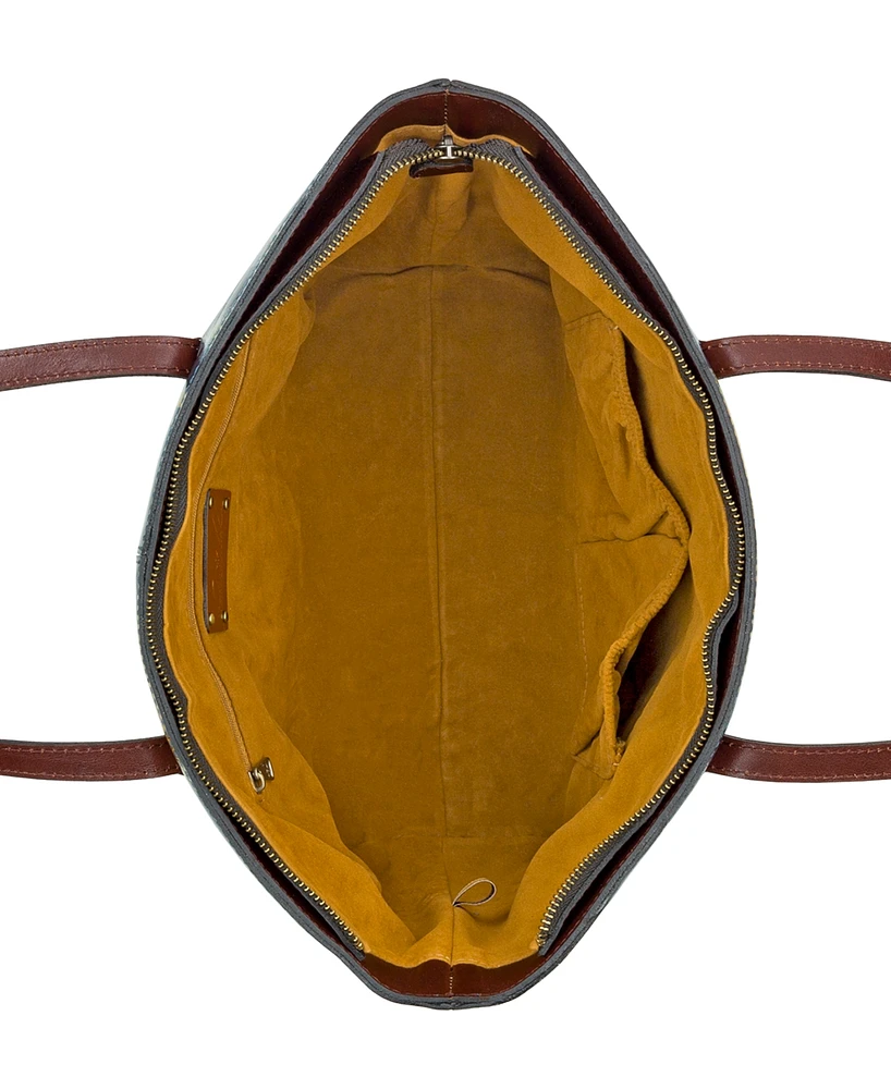 Patricia Nash Verzi Large Leather Tote