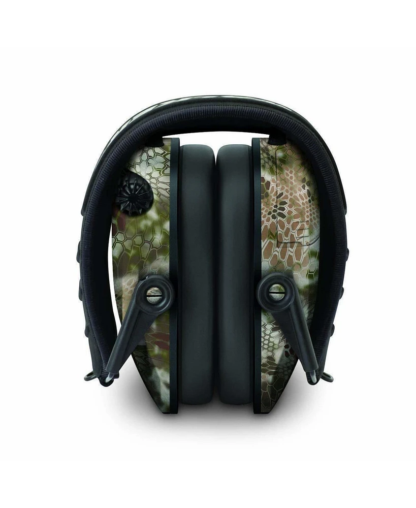 Walkers Razor Slim Kryptek Camo Electronic Muff with Walkie Talkie Bundle