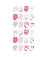 Luvable Friends Baby Boys Cotton Rich Terry Socks 24-Pack Bundle