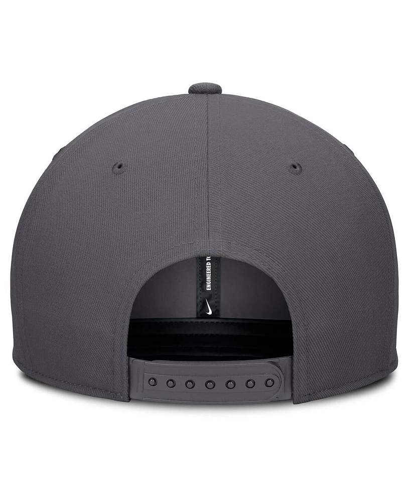 Nike Men's Gray Houston Astros Pro Performance Snapback Hat