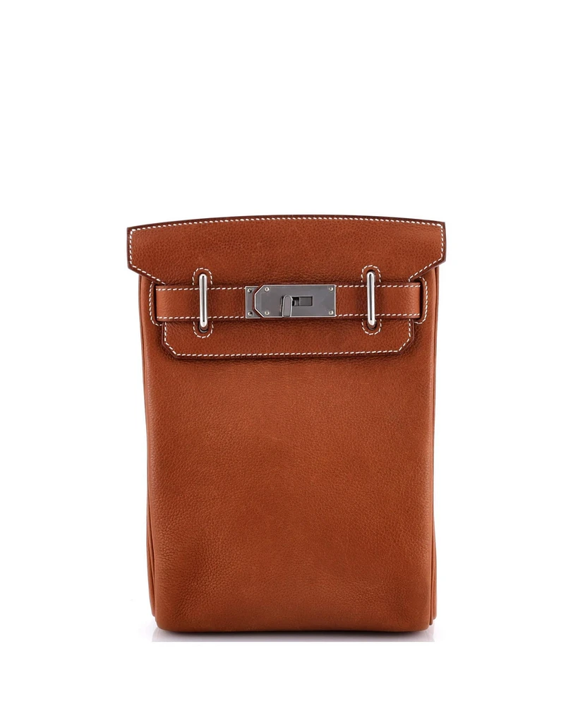 Pre-Owned HERMES Pm Hac a Dos Backpack Barenia Faubourg