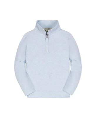 Hope & Henry Boys Organic Long Sleeve French Terry Half-Zip Pullover