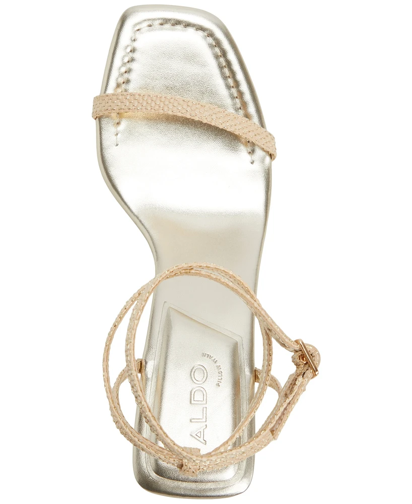 Aldo Women's Dime Strappy Square-Toe Dress Sandals