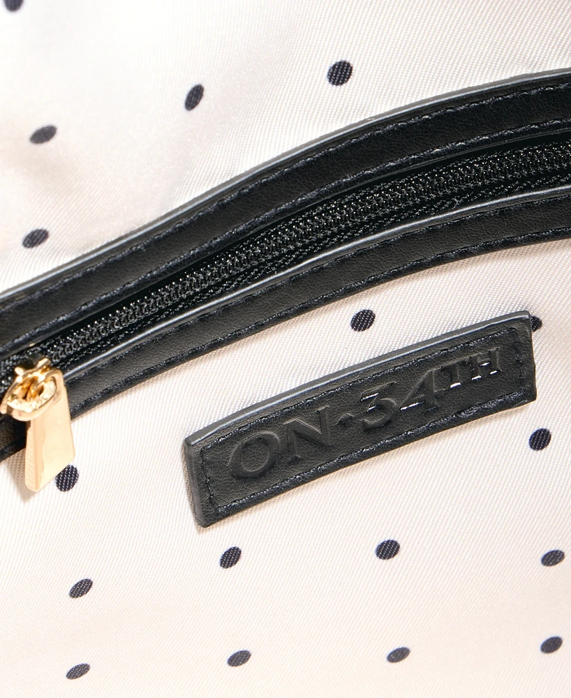 On 34th Extra-Large Woven Tote, Exclusively at Macy's