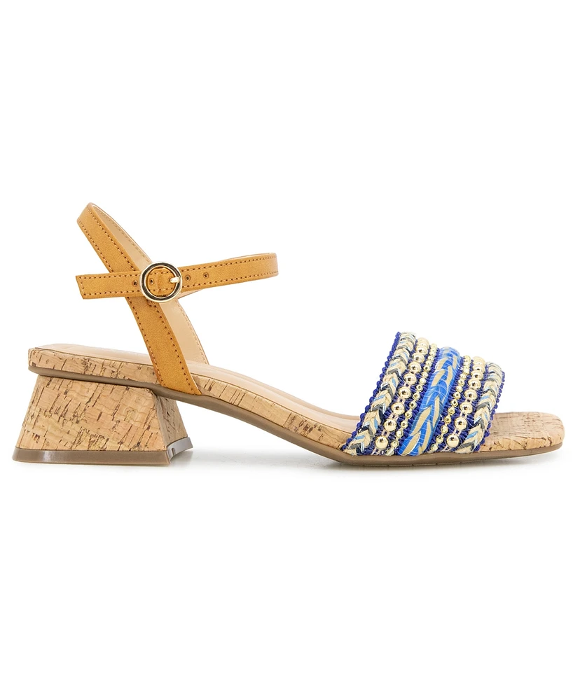 Kenneth Cole Reaction Women's Buena Square Toe Dress Sandals
