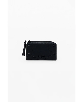 Desigual Women's Medium embroidered faux leather wallet