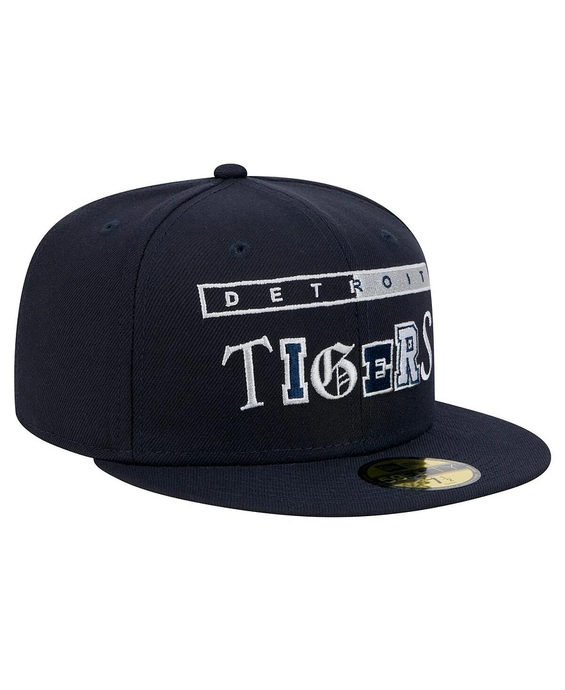New Era Men's Navy Detroit Tigers Ransom 59FIFTY Fitted Hat