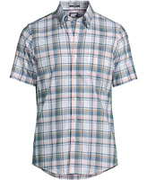Lands' End Big & Tall Short Sleeve No Iron Twill Shirt