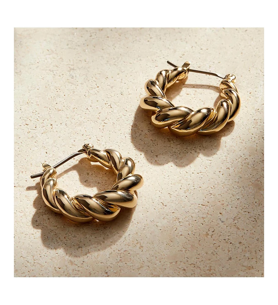 Ana Luisa - Twisted Hoop Earrings - Paris