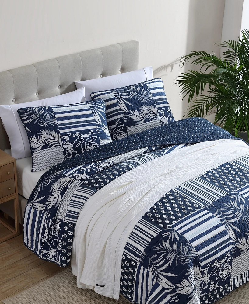 Nautica Avalon Patchwork Reversible -Pc. Quilt Set