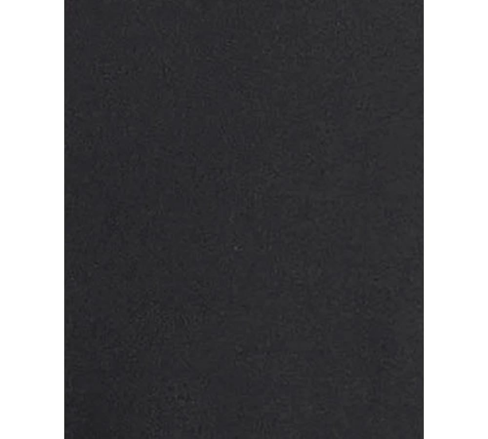 Seni & Cade Juniors' Plunging Black Halter Gown