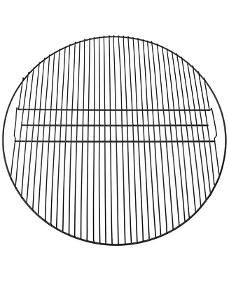 Outdoor Camping or Backyard Heavy-Duty Steel Round Fire Pit Cooking Rack Grill Grate - 40"