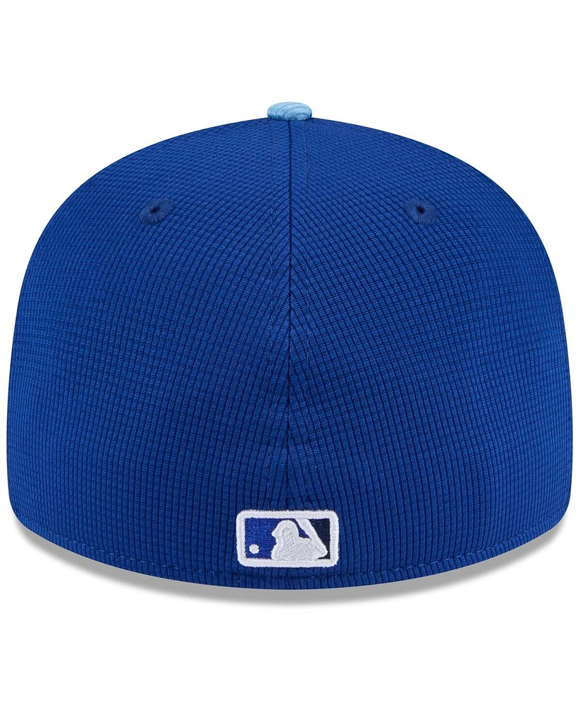 New Era Men's White/Powder Blue Toronto Jays 2025 Spring Training Low Profile 59FIFTY Fitted Hat