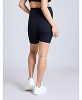 Motherhood Maternity 6 1/2" Ribbed Biker Short
