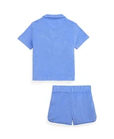 Polo Ralph Lauren Toddler and Little Boys Terry Polo Shirt and Short Set