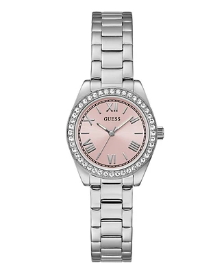 Guess Women's Analog Silver-Tone Steel Watch, 30mm