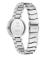 Guess Women's Analog Silver-Tone Steel Watch, 30mm