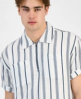 Sun + Stone Men's Felix Stripe Shirt, Exclusively at Macy's