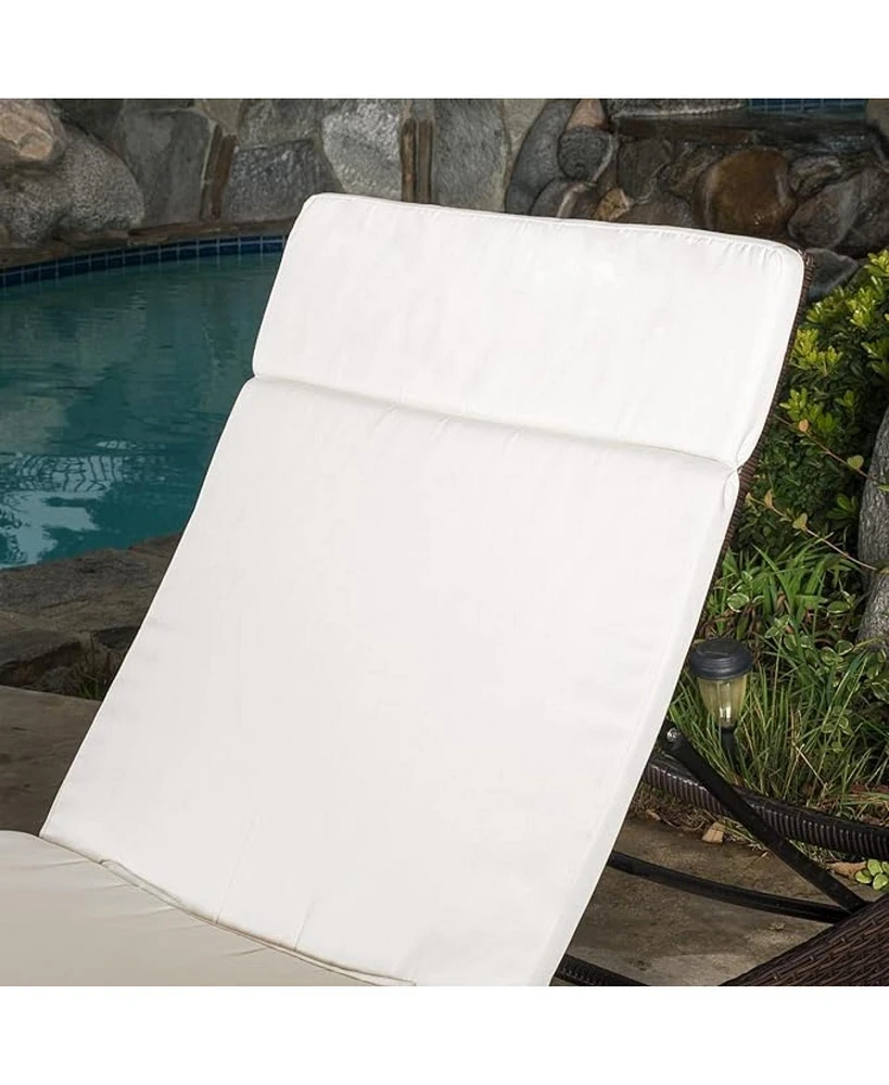 Water-Resistant Chaise Lounge Cushion Only Sets for Outdoor Comfort and Style