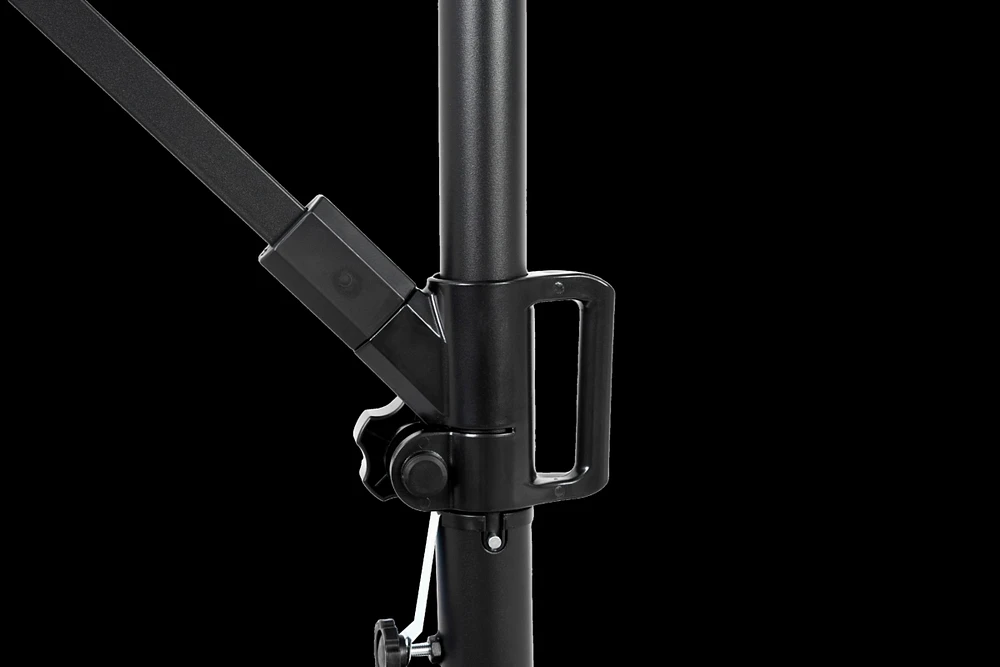 Best Choice Products 10ft Offset Hanging Patio Umbrella w/Easy Tilt, Polyester Shade, 8 Ribs for Backyard