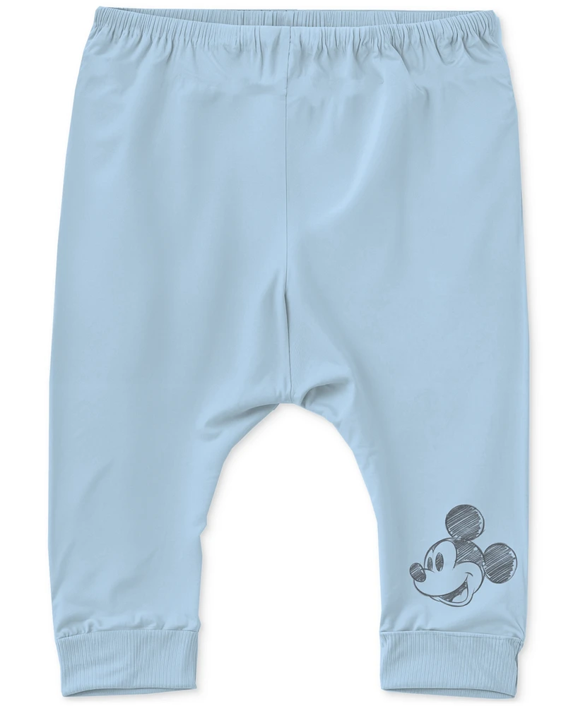 Disney Baby Boys Mickey Mouse Bodysuits, Romper & Pants, 5 Piece Set