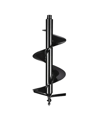 Yescom 12" Earth Auger Bit Bulb Planter Tool Planting Flower Fence Post Garden Spiral Hole Gardening Project