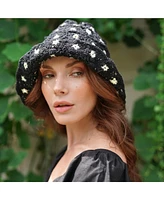Brunna.co Flora Crochet Hat In Black