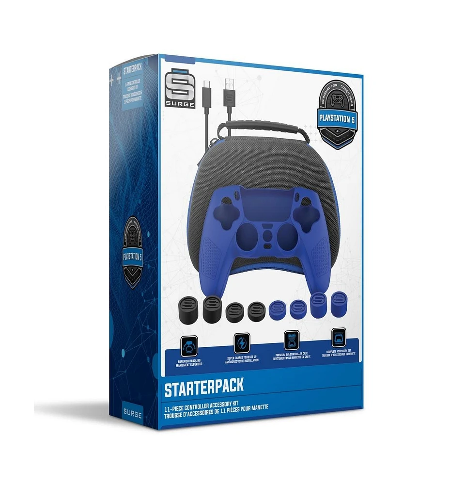 Sony Playstation 5 Slim Disc Bundle with Black Pulse Headset, Extra White Controller, Pro Gamer Kit, Trigger Kit and MightySkins Decal Voucher