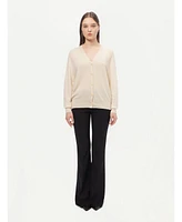 Gobi Cashmere Women's 3D Cashmere Button-up Cardigan