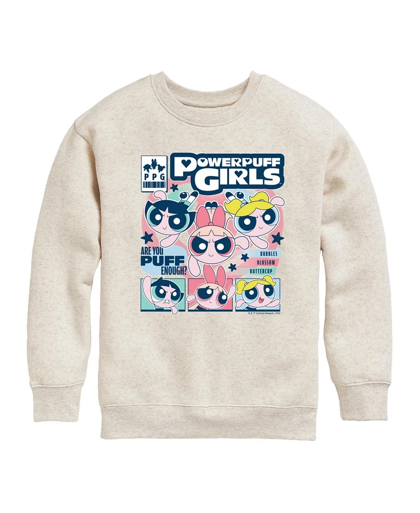 The Powerpuff Girls Big Graphic Crew Fleece Sweatshirt