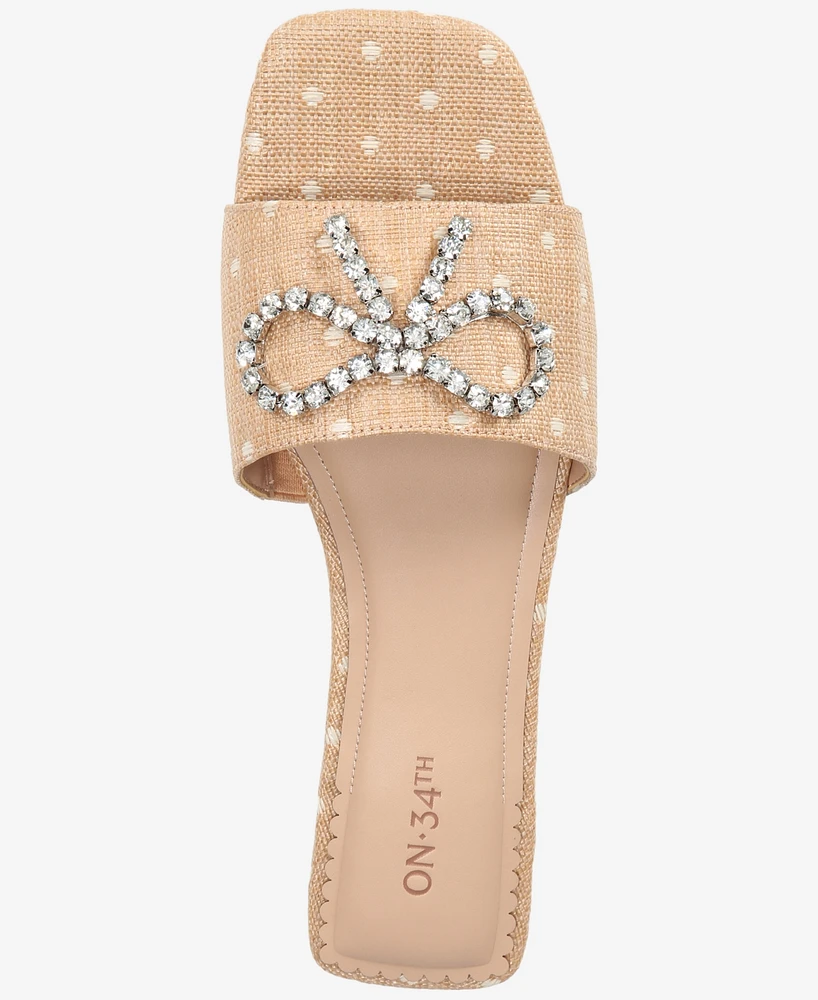 On 34th Women's Jazziee Bow Sandals, Exclusively at Macy's