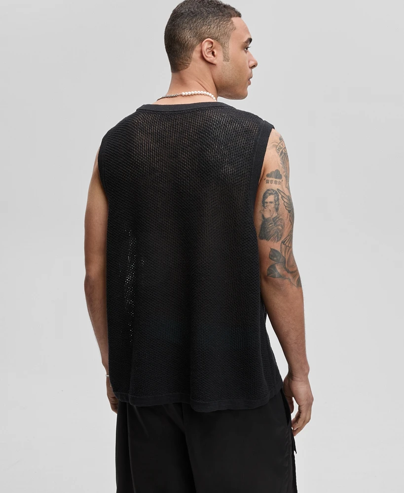 Mode of One Men's Cotton Sweater Tank, Exclusively at Macy's