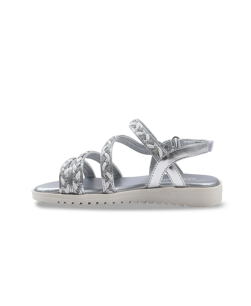 Kenneth Cole Reaction Little and Big Girls Lotus Rina Gladiator Sandals