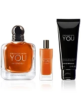 Men's 3-Pc. Emporio Armani Stronger With You Intensely Eau de Parfum Gift Set