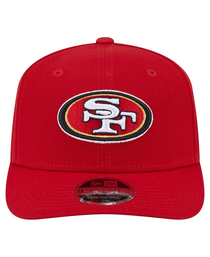 New Era Men's Scarlet San Francisco 49ers 9SEVENTY Stretch-Snap Hat