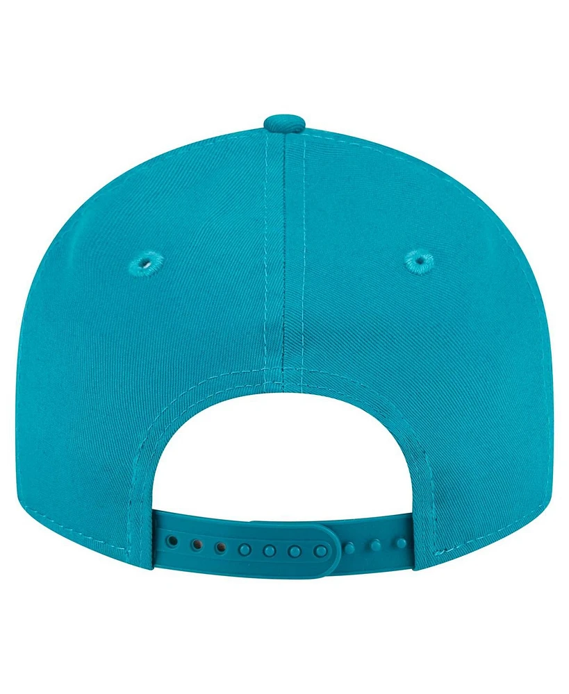 New Era Men's Aqua Miami Dolphins Main Low Profile 9FIFTY Snapback Hat