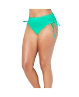 Swimsuits for All Women's Virtuoso Ruched Side Tie Bikini Bottom