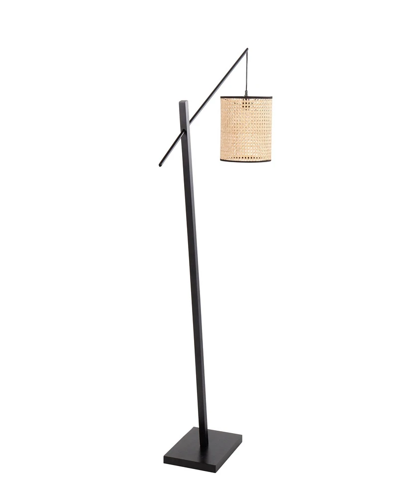 LumiSource Arturo 60" Wood and Metal Floor Lamp