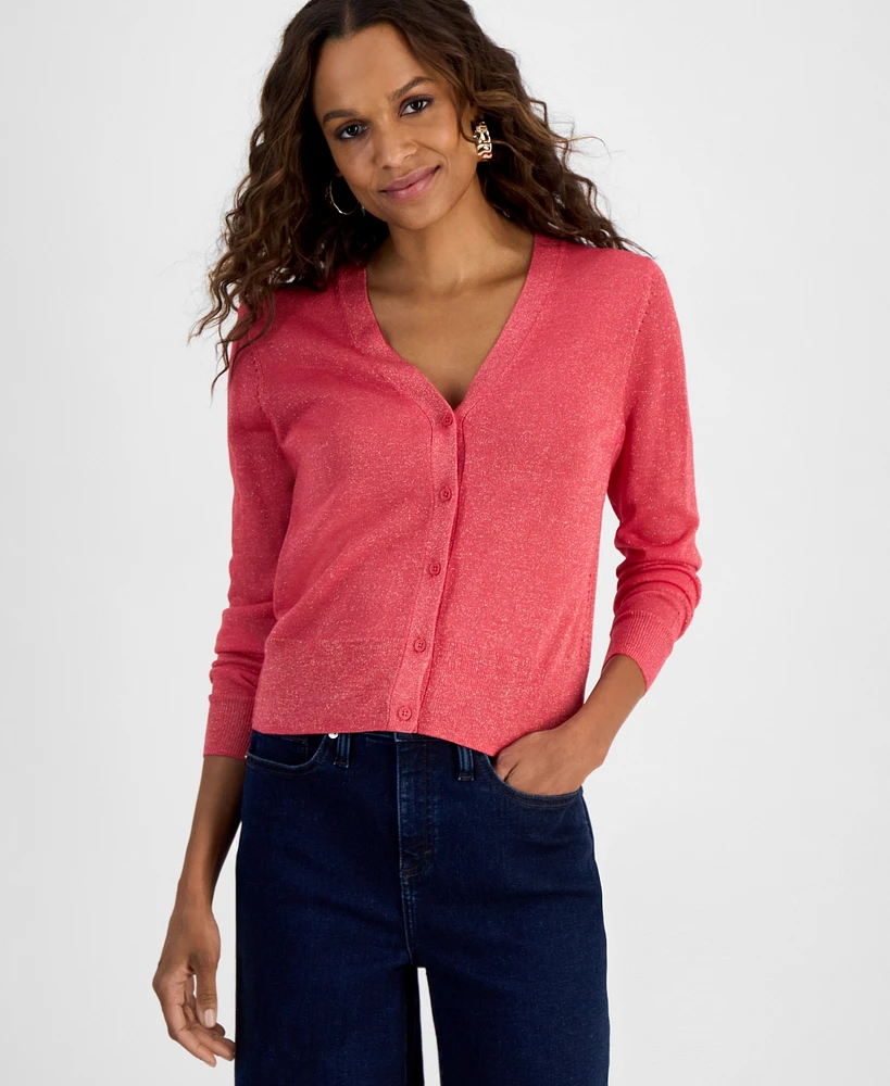 I.n.c. International Concepts Petite Button-Front Cardigan, Exclusively at Macy's
