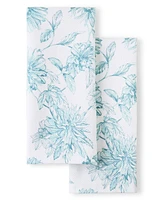 Fiesta Floral Cotton Kitchen Towel Set of 2, 16" x 28"
