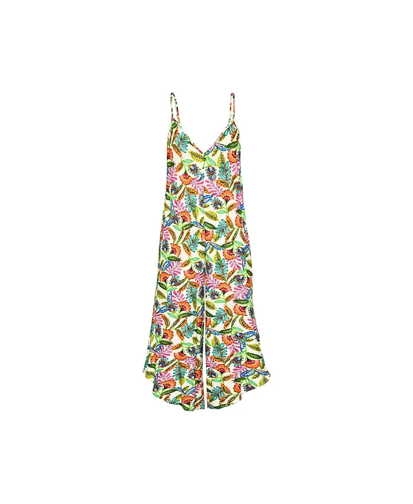 Sunshine 79 Women's Cover Up Swim Jungle Jive Jumpsuit