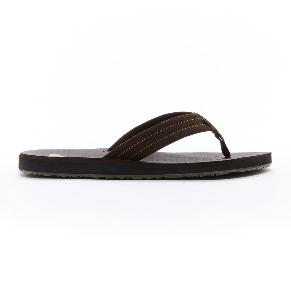 Quiksilver Men's Carver Suede Flip Flops