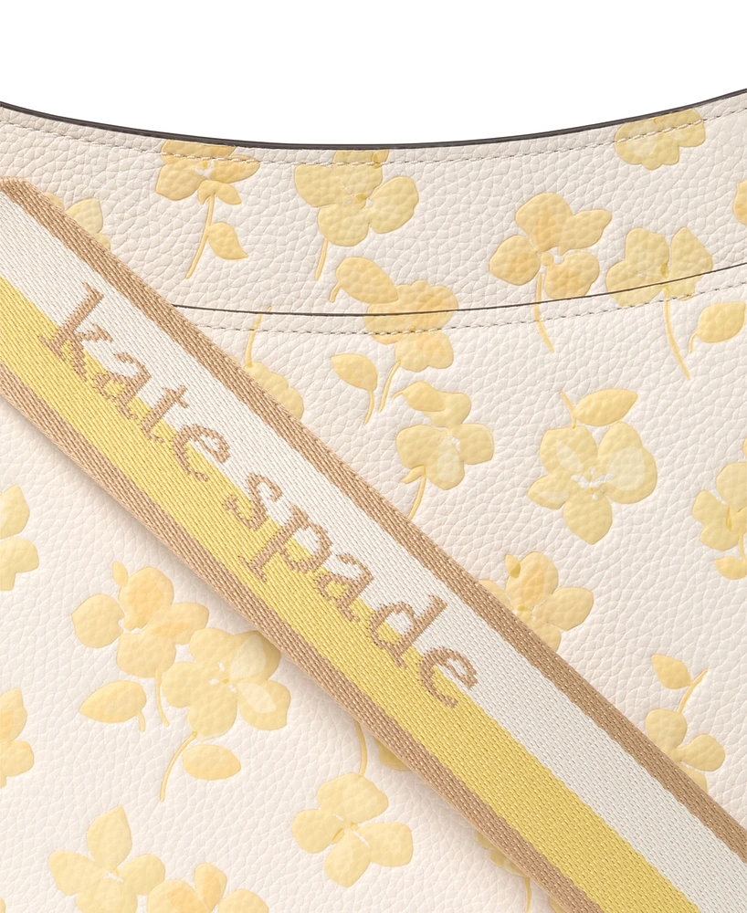 kate spade new york Hudson Spring Pansies Messenger Crossbody