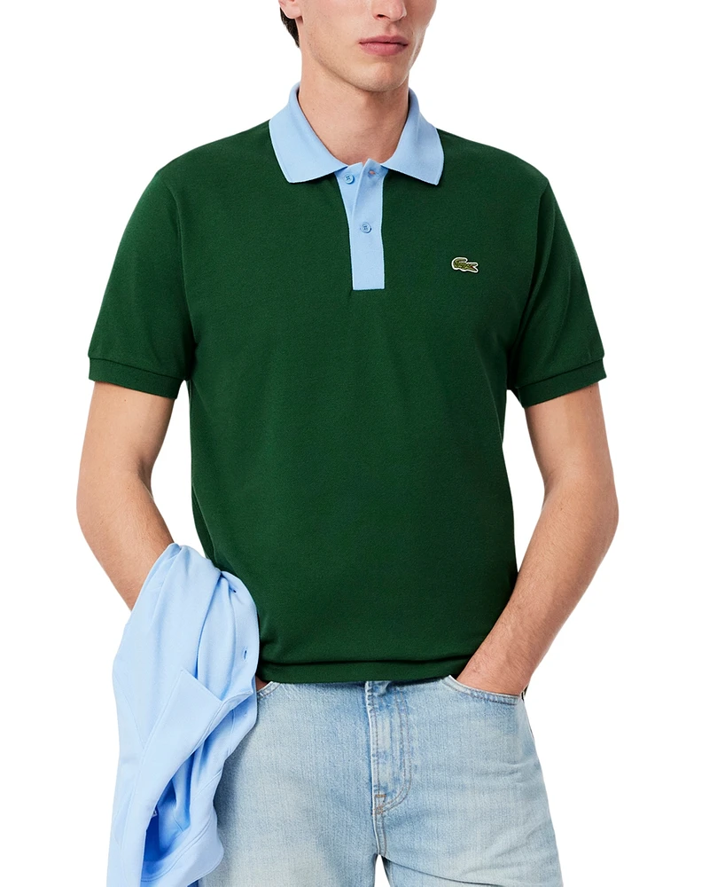 Lacoste Men's Classic Fit Petit Pique Short Sleeve Polo Shirt