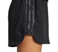 adidas Women's French Terry Printed 3-Stripes Shorts