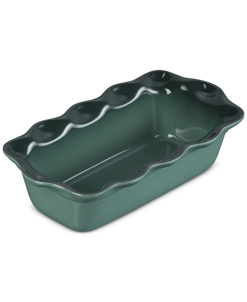 Le Creuset Stoneware Heritage 9" Fluted Loaf Pan
