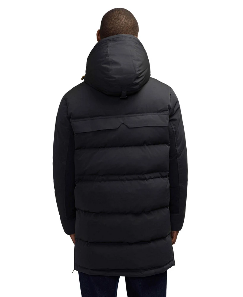Pajar Men's Men s Prescott Long Length Parka with Detachable Sherpa Lined Hood