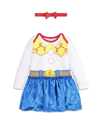 Disney Pixar Toy Story Jessie Cosplay Dress and Headband